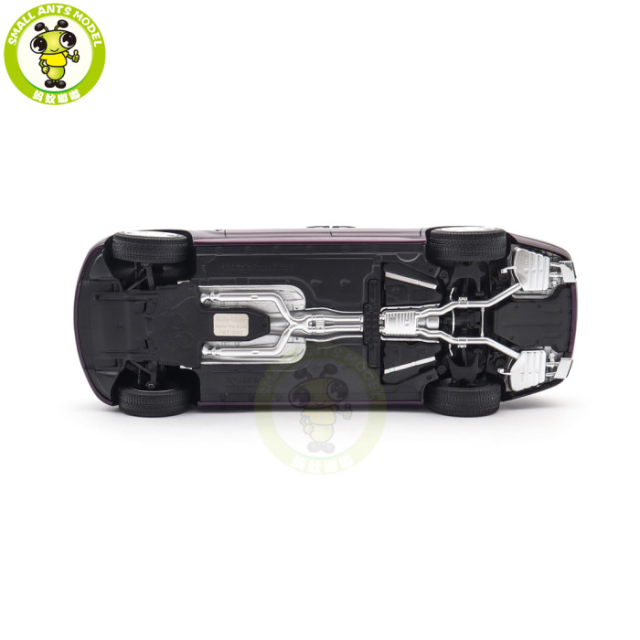 1/18 Rolls-Royce Ghost Kyosho 08802TPS Purple/Silver Diecast Model Toy Car Gifts For Father Friends