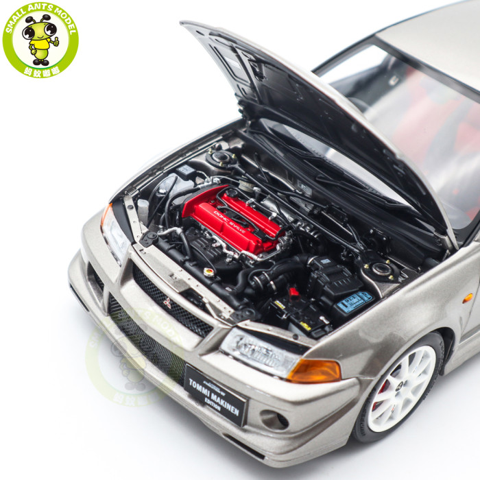 1/18 MOTORHELIX Mitsubishi Lancer Evolution EVO VI 6 (6.5) Diecast Model Toy Car Gifts For Father Friends