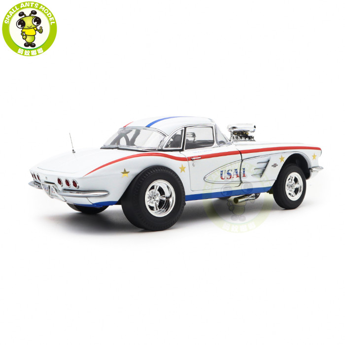 1/18 1961 Chevrolet Corvette Gasser USA 1 ACME Diecast Model Car Toys Gifts