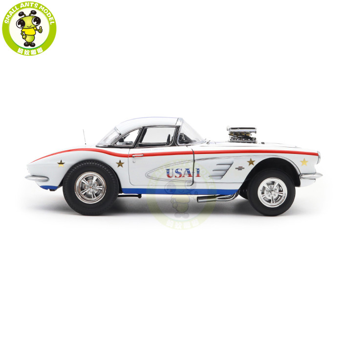 1/18 1961 Chevrolet Corvette Gasser USA 1 ACME Diecast Model Car Toys Gifts