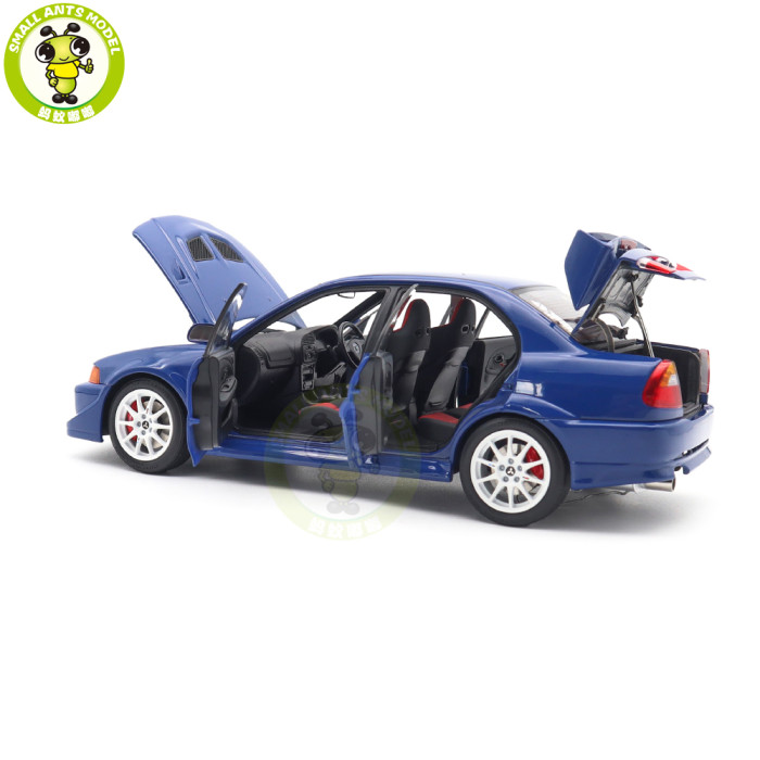 1/18 MOTORHELIX Mitsubishi Lancer Evolution EVO VI 6 (6.5) Diecast Model Toy Car Gifts For Father Friends