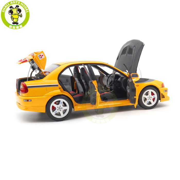 1/18 MOTORHELIX Mitsubishi Lancer Evolution EVO VI 6 (6.5) Diecast Model Toy Car Gifts For Father Friends