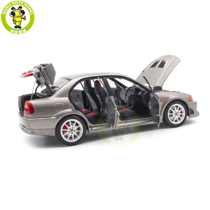 1/18 MOTORHELIX Mitsubishi Lancer Evolution EVO VI 6 (6.5) Diecast Model Toy Car Gifts For Father Friends