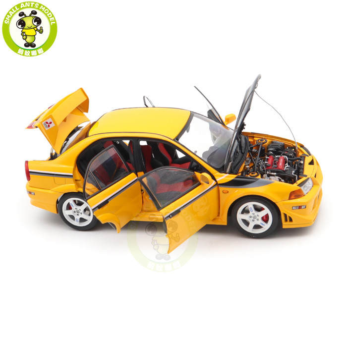 1/18 MOTORHELIX Mitsubishi Lancer Evolution EVO VI 6 (6.5) Diecast Model Toy Car Gifts For Father Friends