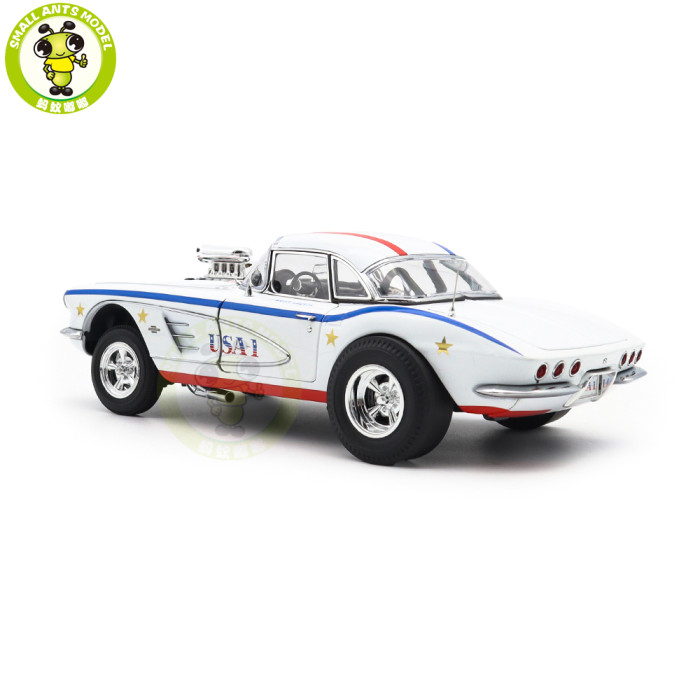 1/18 1961 Chevrolet Corvette Gasser USA 1 ACME Diecast Model Car Toys Gifts
