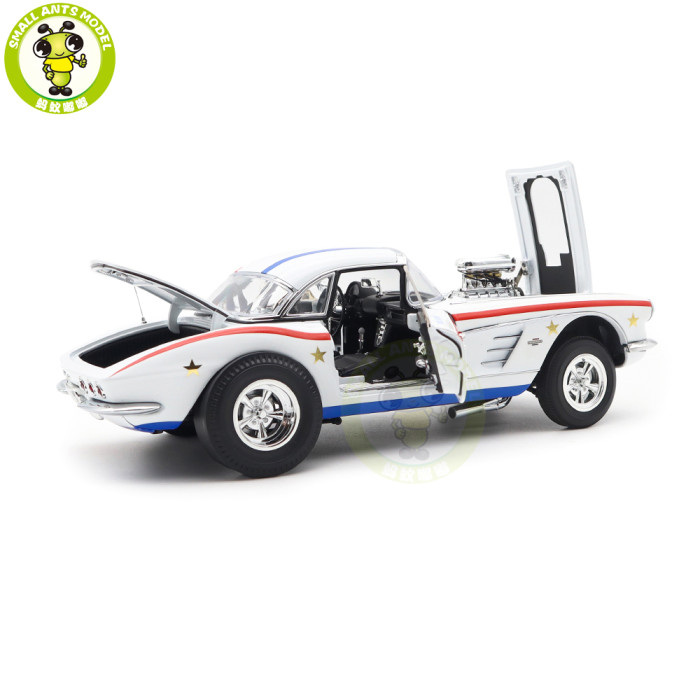 1/18 1961 Chevrolet Corvette Gasser USA 1 ACME Diecast Model Car Toys Gifts