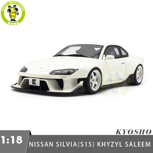 1/18 Kyosho Samural Nissan Silvia S15 Khyzyl Saleem White Resin Model Gifts For Friends