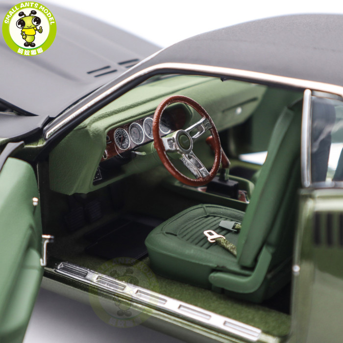 1/18 1970 Plymouth AAR Cuda ACME Ivy Green Diecast Model Car Toys Gifts
