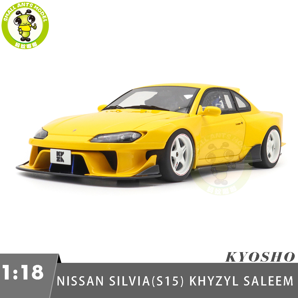 1/18 Kyosho Samural Nissan Silvia S15 Khyzyl Saleem White Resin