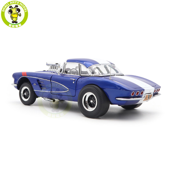 1/18 1961 Chevrolet Corvette Gasser ACME Diecast Model Car Toys Gifts