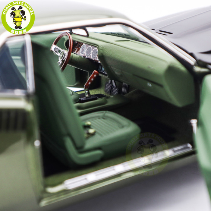 1/18 1970 Plymouth AAR Cuda ACME Ivy Green Diecast Model Car Toys Gifts