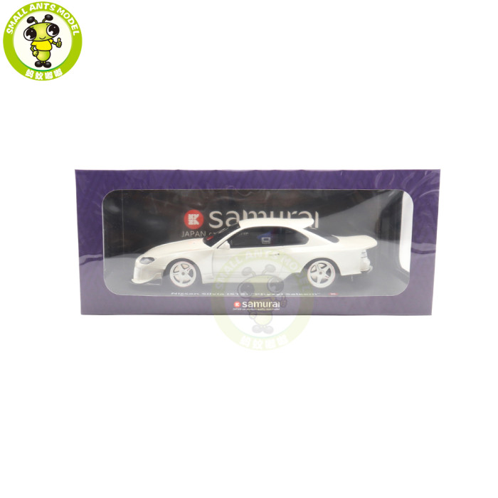 1/18 Kyosho Samural Nissan Silvia S15 Khyzyl Saleem White Resin Model Gifts For Friends