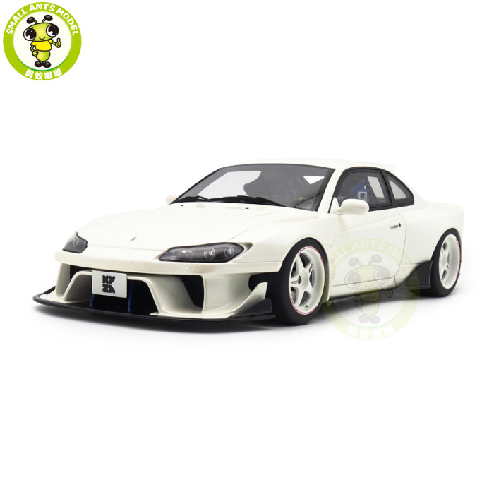 1/18 Kyosho Samural Nissan Silvia S15 Khyzyl Saleem White Resin Model Gifts For Friends