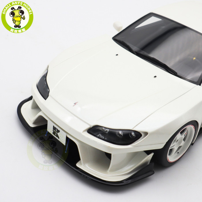 1/18 Kyosho Samural Nissan Silvia S15 Khyzyl Saleem White Resin Model Gifts For Friends