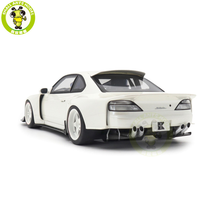 1/18 Kyosho Samural Nissan Silvia S15 Khyzyl Saleem White Resin Model Gifts For Friends