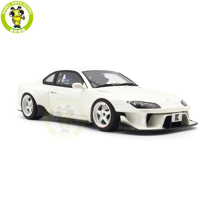 1/18 Kyosho Samural Nissan Silvia S15 Khyzyl Saleem White Resin Model Gifts For Friends