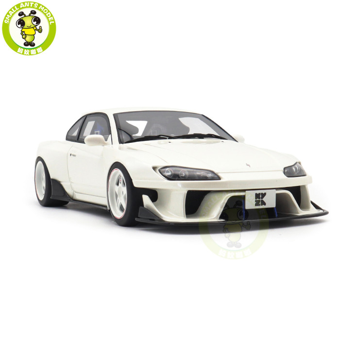 1/18 Kyosho Samural Nissan Silvia S15 Khyzyl Saleem White Resin Model Gifts For Friends