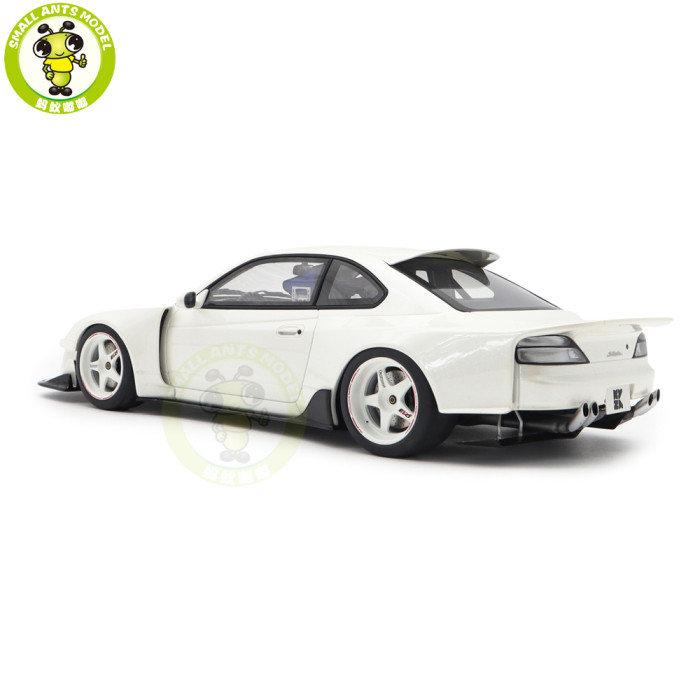 1/18 Kyosho Samural Nissan Silvia S15 Khyzyl Saleem White Resin Model Gifts For Friends
