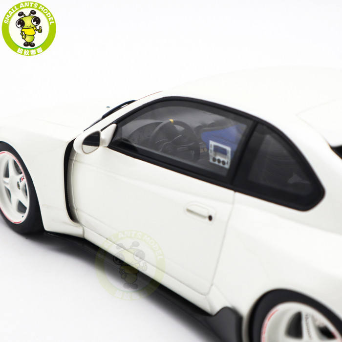 1/18 Kyosho Samural Nissan Silvia S15 Khyzyl Saleem White Resin Model Gifts For Friends