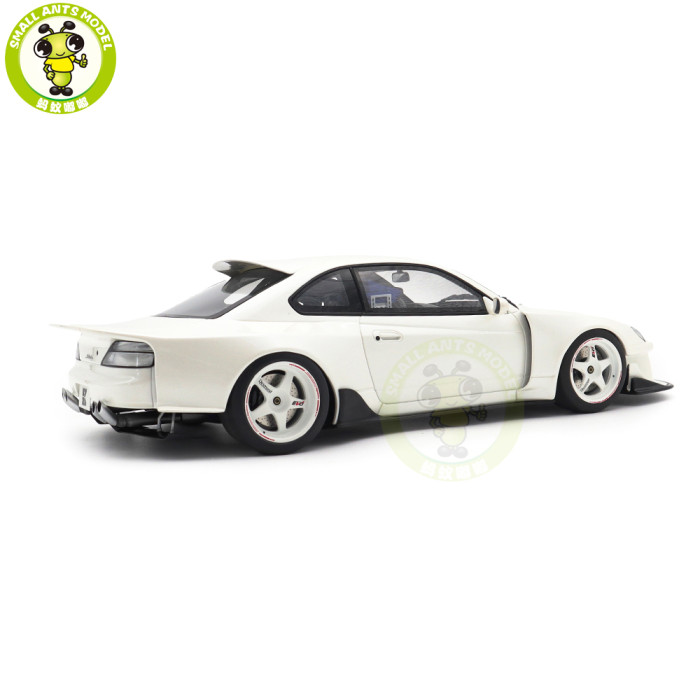 1/18 Kyosho Samural Nissan Silvia S15 Khyzyl Saleem White Resin Model Gifts For Friends
