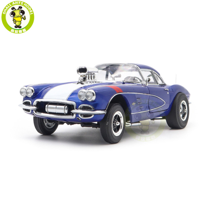 1/18 1961 Chevrolet Corvette Gasser ACME Diecast Model Car Toys Gifts