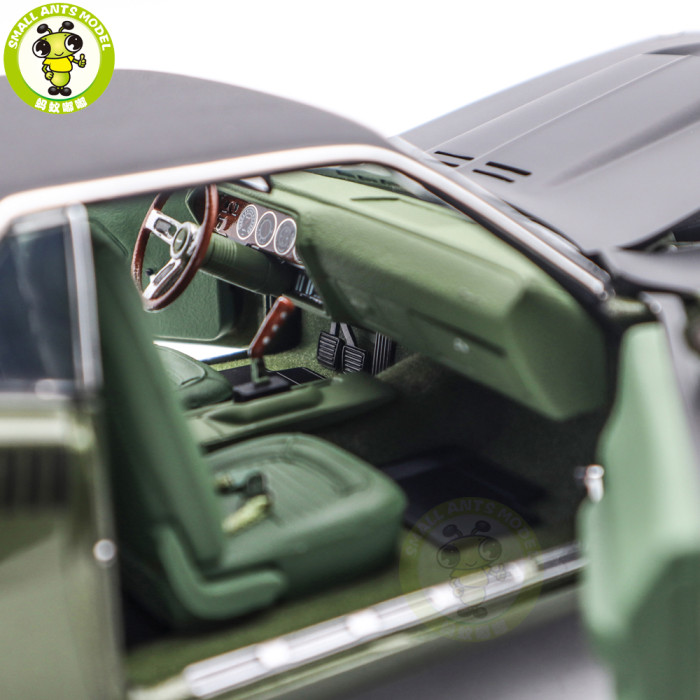 1/18 1970 Plymouth AAR Cuda ACME Ivy Green Diecast Model Car Toys Gifts