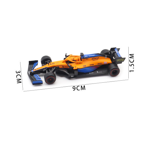 1/64 LCD Mclaren MCL35 2021 Italian Grand Prix Racing Car Diecast Model Toy Cars Gifts For Friends Father
