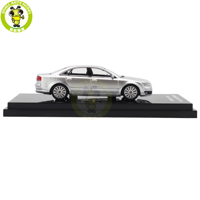 1/64 MOTORHELIX Audi A8 2008 Diecast Model Toy Car Gifts For Father Friends