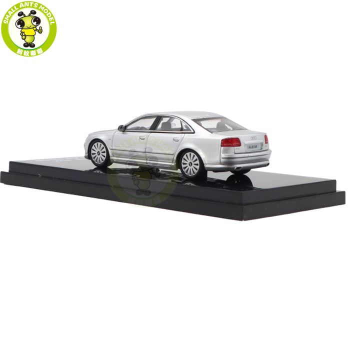 1/64 MOTORHELIX Audi A8 2008 Diecast Model Toy Car Gifts For Father Friends