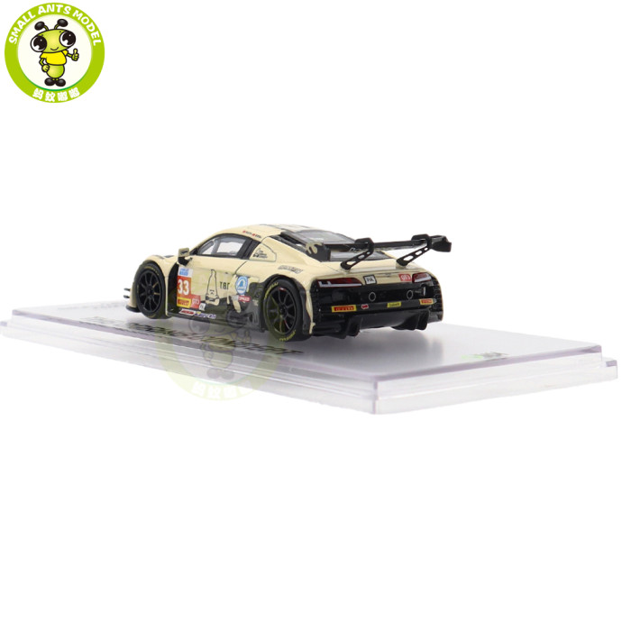 1/64 Kiloworks Audi R8 LMS GT3 EVO II 2025 Scherer Sport PHX Diecast Model Toys Car Boys Girls Gifts