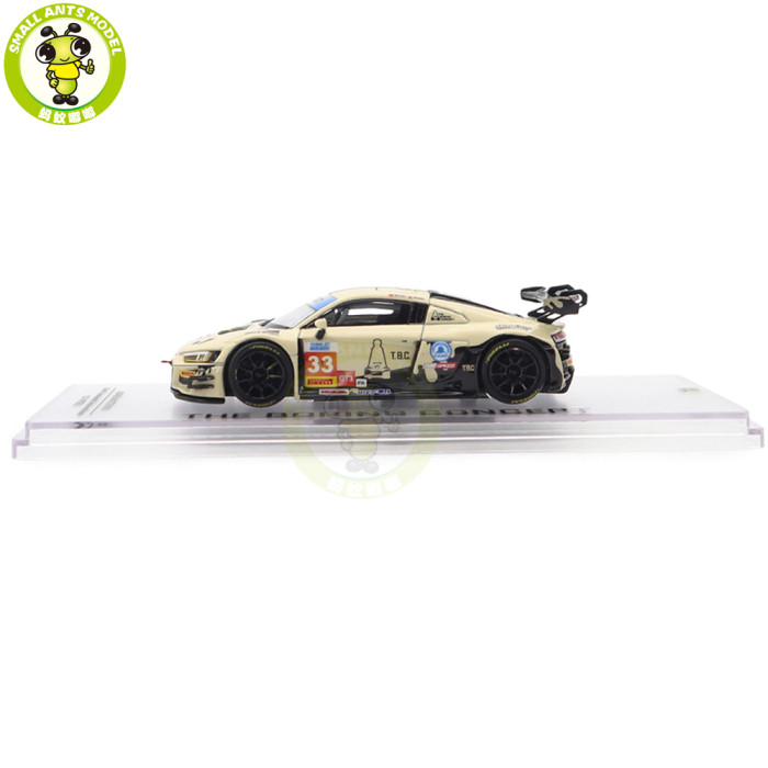 1/64 Kiloworks Audi R8 LMS GT3 EVO II 2025 Scherer Sport PHX Diecast Model Toys Car Boys Girls Gifts