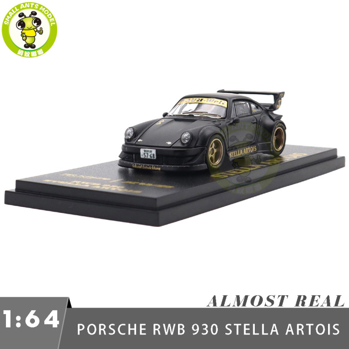 1/64 RWB Porsche 911 930 Stella Artois Almost Real Diecast Model Car Gifts For Friends