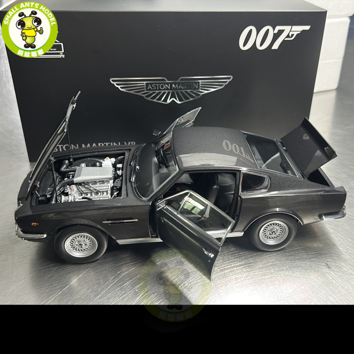 1/18 Aston Martin V8 Vantage 007 Diecast Model Toy Car Gifts For Father Friends