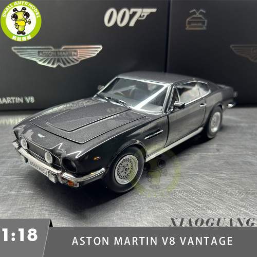 1/18 Aston Martin V8 Vantage 007 Diecast Model Toy Car Gifts For Father Friends