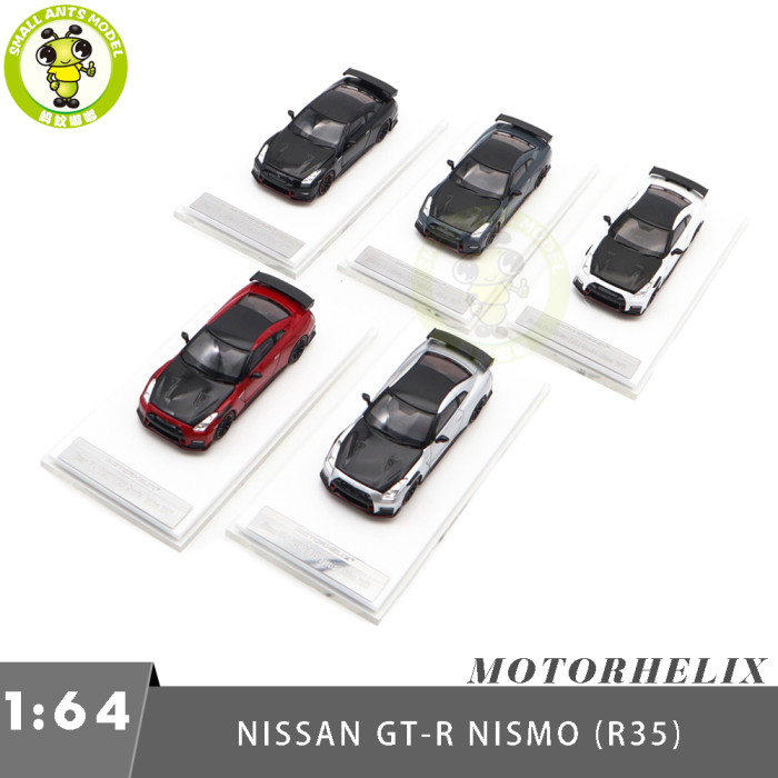 1/64 MOTORHELIX Nissan GT R GT-R R35 NISMO Special Edition 2022 Diecast Model Toy Car Gifts For Father Friends