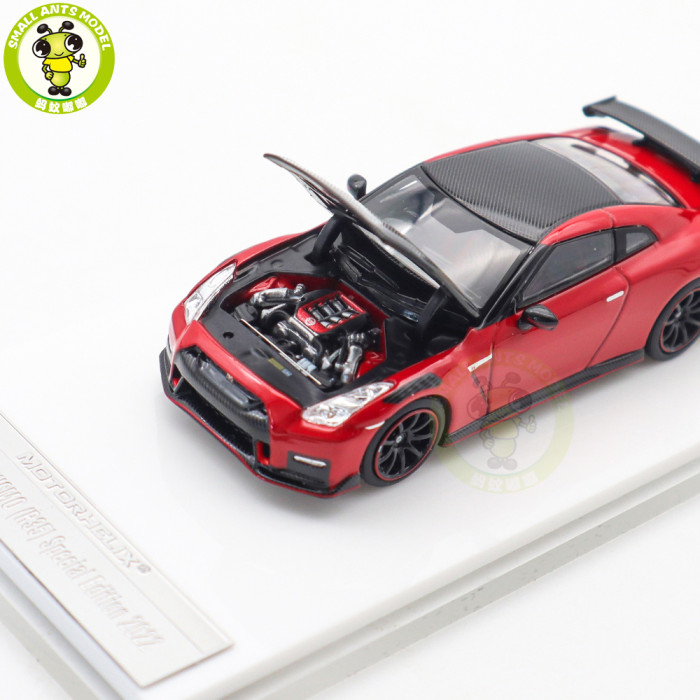 1/64 MOTORHELIX Nissan GT R GT-R R35 NISMO Special Edition 2022 Diecast Model Toy Car Gifts For Father Friends