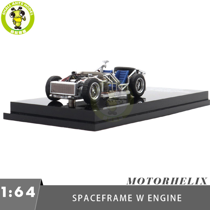 1/64 MOTORHELIX Maserati Spaceframe W/Engine Diecast Model Toy Car Gifts For Father Friends