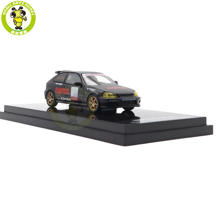 1/64 MOTORHELIX Honda Civic Type R EK9 Diecast Model Toy Car Gifts For Father Friends