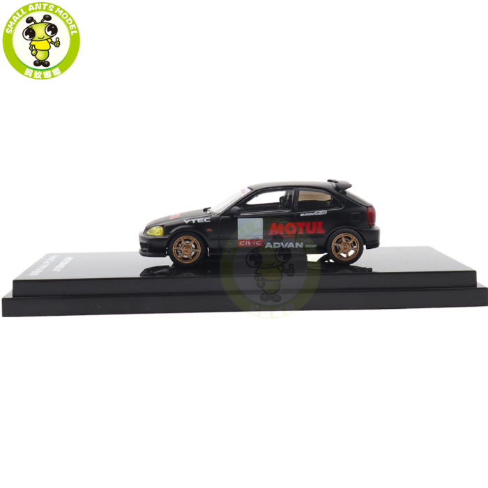 1/64 MOTORHELIX Honda Civic Type R EK9 Diecast Model Toy Car Gifts For Father Friends