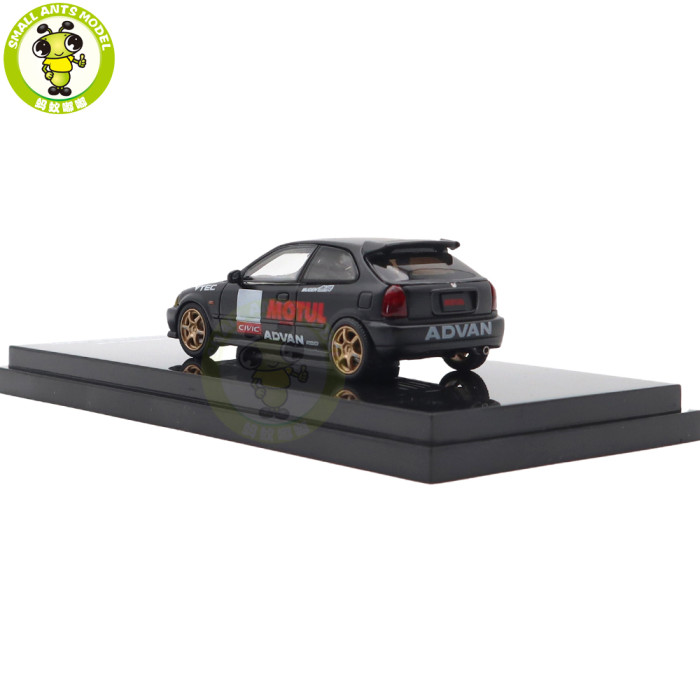 1/64 MOTORHELIX Honda Civic Type R EK9 Diecast Model Toy Car Gifts For Father Friends