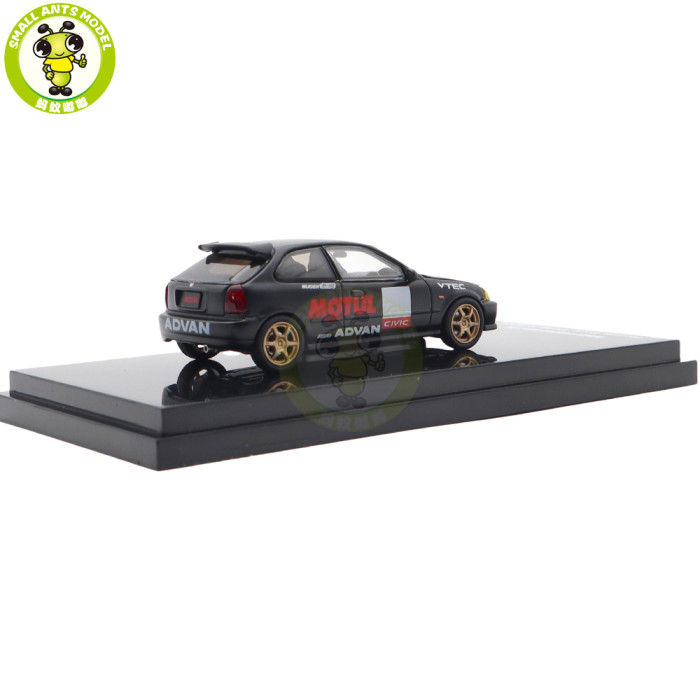 1/64 MOTORHELIX Honda Civic Type R EK9 Diecast Model Toy Car Gifts For Father Friends