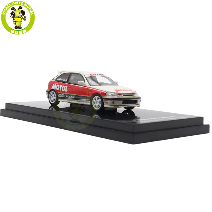 1/64 MOTORHELIX Honda Civic Type R EK9 Diecast Model Toy Car Gifts For Father Friends