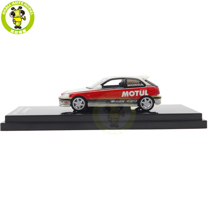 1/64 MOTORHELIX Honda Civic Type R EK9 Diecast Model Toy Car Gifts For Father Friends