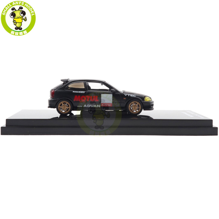 1/64 MOTORHELIX Honda Civic Type R EK9 Diecast Model Toy Car Gifts For Father Friends