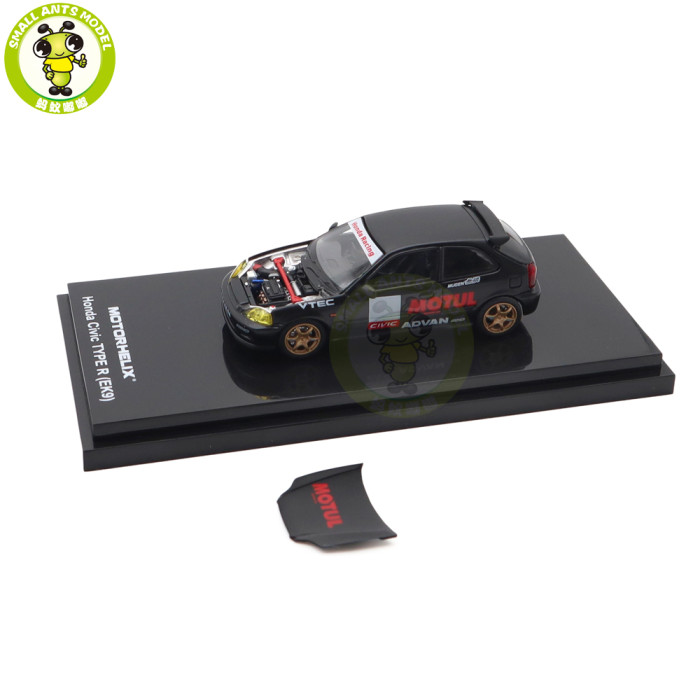 1/64 MOTORHELIX Honda Civic Type R EK9 Diecast Model Toy Car Gifts For Father Friends