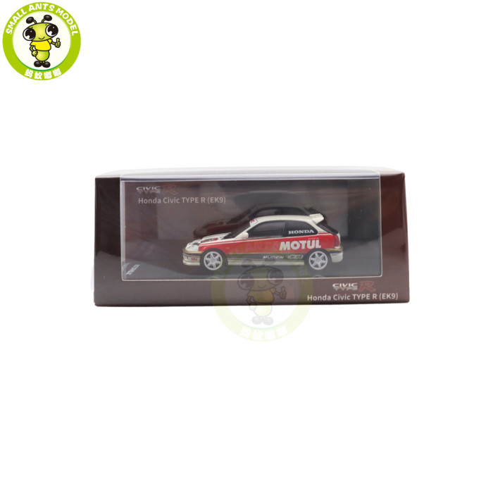 1/64 MOTORHELIX Honda Civic Type R EK9 Diecast Model Toy Car Gifts For Father Friends