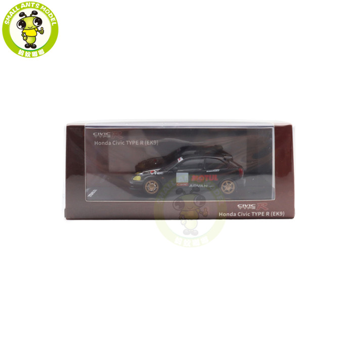 1/64 MOTORHELIX Honda Civic Type R EK9 Diecast Model Toy Car Gifts For Father Friends