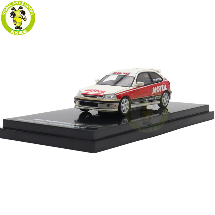 1/64 MOTORHELIX Honda Civic Type R EK9 Diecast Model Toy Car Gifts For Father Friends