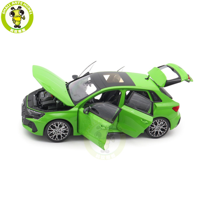 1/18 Audi RS 3 2025 NOREV 188390 Kyalami Green Diecast Model Toys Car Gifts For Friends Father