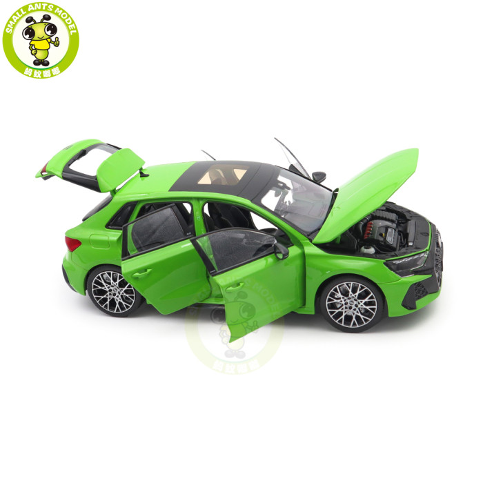 1/18 Audi RS 3 2025 NOREV 188390 Kyalami Green Diecast Model Toys Car Gifts For Friends Father